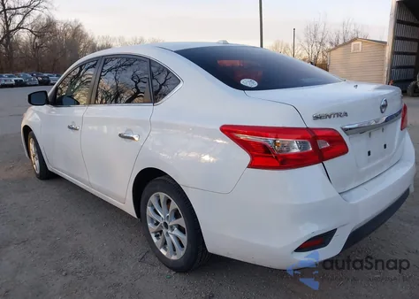 2017 Nissan Sentra Sv z USA, uszkodzony, nr VIN 3N1AB7AP2HL678785